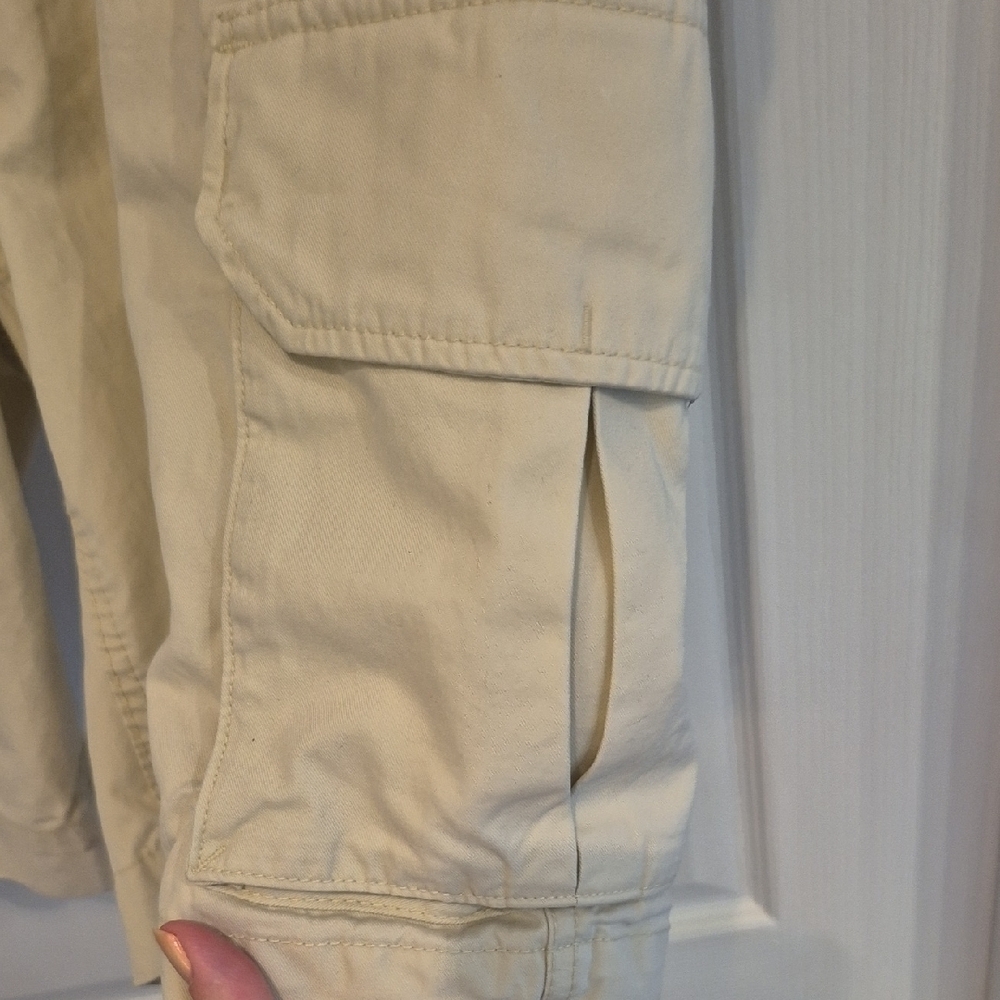 Men's Daniel Cremieux Cream Cargo Shorts Size 36 - Picture 2 of 9